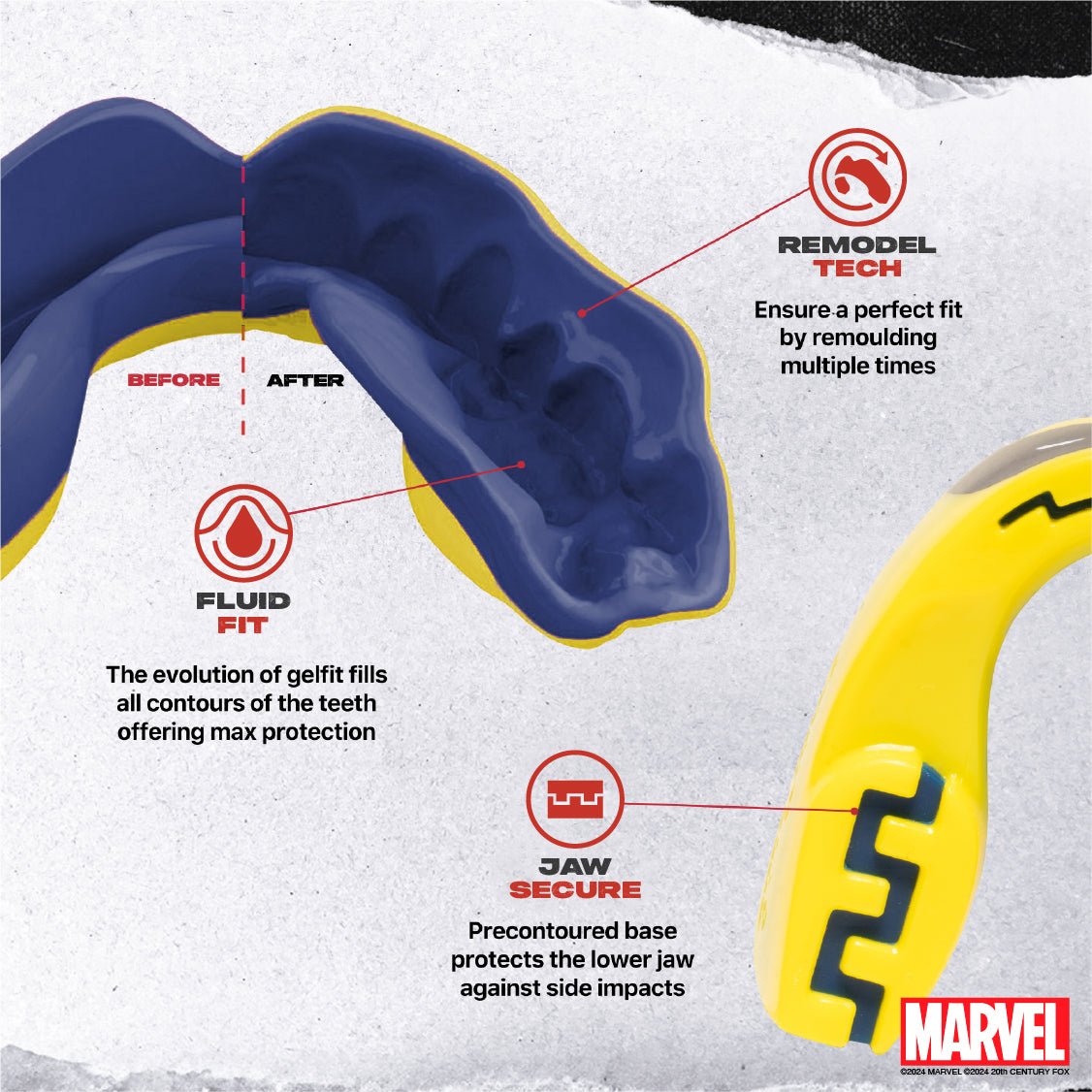 SAFEJAWZ MARVEL™ WOLVERINE - podlex