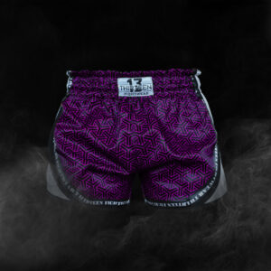 Thirteen Fightwear Kickboks Short Shadow Purple
