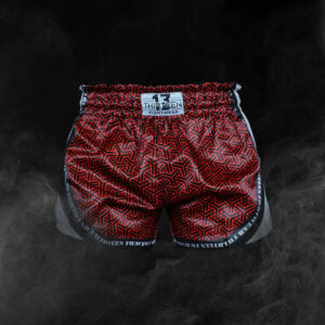Thirteen Fightwear Kickboks Short Midnight Red